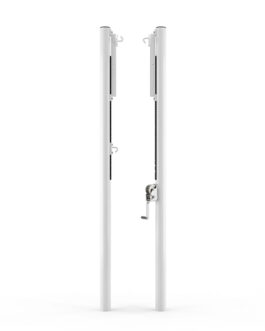 Juego Postes Voleibol Fijos Aluminio Ø 90mm