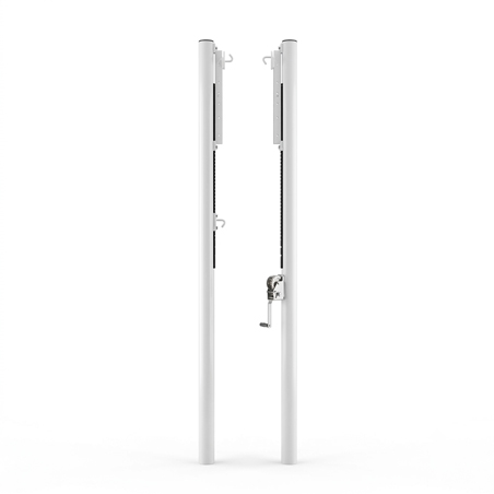 Juego Postes Voleibol Fijos Aluminio Ø 90mm