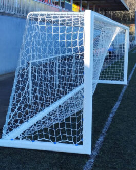 Juego Porterías Aluminio Fútbol 7 120×100 Mm Trasladables