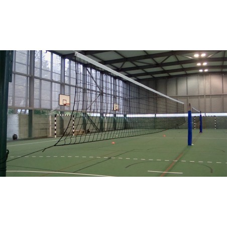 Juego 3 Postes Voleibol Fijos Para Pista Doble - Imagen 2