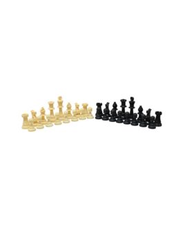 Juego Piezas Ajedrez Pvc 9 Cm(Blancas+Negras)
