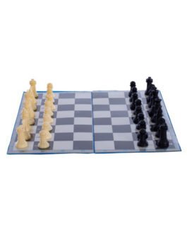 Tablero Ajedrez 33 Cm Plegable -Incluye Fichas Sencillas-