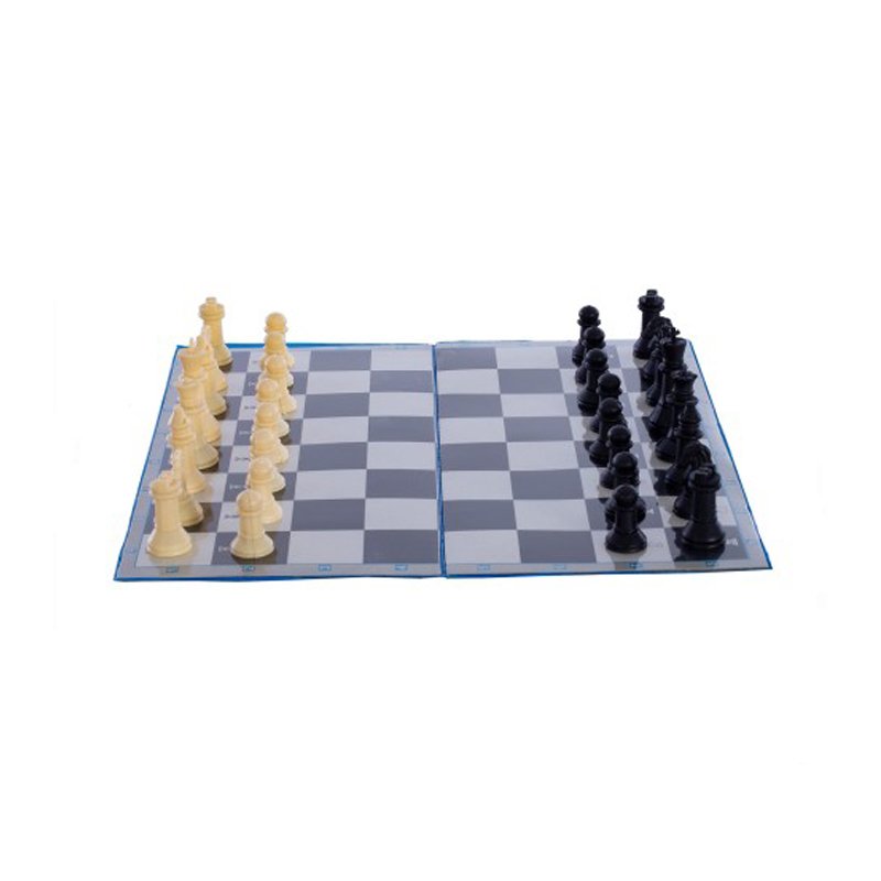 Tablero Ajedrez 33 Cm Plegable -Incluye Fichas Sencillas-