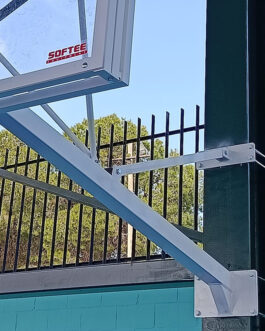 Juego De 2 Canastas De Basket Deluxe Fija A Viga Vuelo Especial