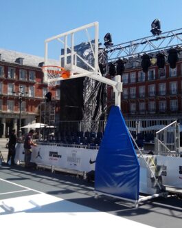 Juego Protectores Para Canastas Baloncesto Forma Triangular