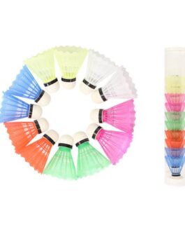 Volantes Badminton Plástico 12uds