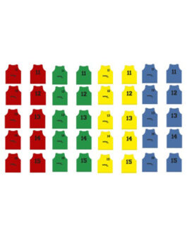 Set 5 Petos Softee Numerados Del 11 Al 15